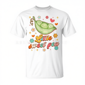 Camiseta Promocional Linda de Sweet Pea para Niños, Camiseta de Mamá e Hija Little Pea para Baby Shower - Product Image 2