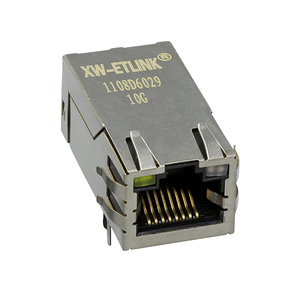 Protection contre la foudre cat5 cat6 POE 8pin réseau ethernet RJ45 connecteur POE + rj45 connecteur femelle 2.5G 5G 10G rj45 pcb <span class=keywords><strong>jack</strong></span> - Product Image 2
