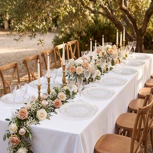 Ensemble de 350 assiettes rondes jetables en plastique PS, pour 50 invités, texture pierre, couleur et motif personnalisés pour les événements festifs - Product Image 4
