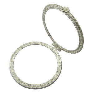 Anillo Hing al por mayor con muchos tamaños diferentes para manualidades de huevo de ganso anillo doble de metal con marco de bloqueo - Product Image 2