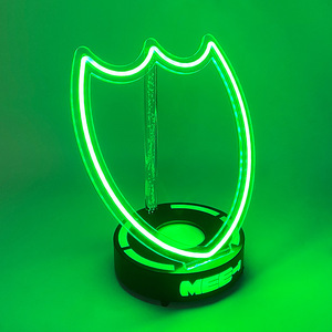 Ace Of Spades Wine <b>Rack</b> Led Lighted Metal Base For <b>Bars</b> Party Display - Product Image 1