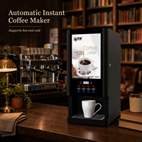 Distributeur automatique de café instantané commercial pour bureau, 3 saveurs chaudes et froides, directement de l'usine, OEM