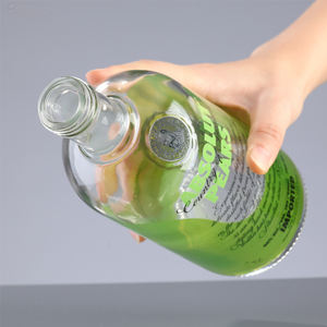 Bouteille en verre givré personnalisée recyclable à prix d'usine pour spiritueux, <span class=keywords><strong>whisky</strong></span>, vin et <span class=keywords><strong>vodka</strong></span> Absolute - Product Image 1