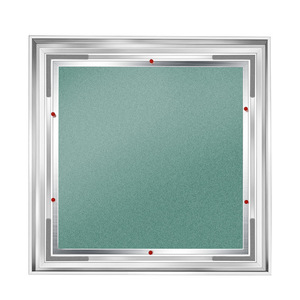 Plafonnier d'accès/panneau/porte d'inspection en alliage d'aluminium sur mesure pour vente en gros, 60x60, pour grille <span class=keywords><strong>de</strong></span> plafond, usage commercial/hôtelier, classe ignifuge - Product Image 1