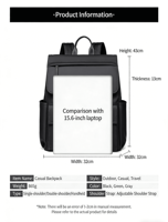 Sac à dos d'affaires personnalisable en stock, grande capacité, sac à dos de voyage, de sport et de loisirs, sac à dos multifonctionnel pour ordinateur