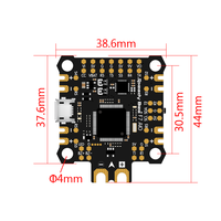 Contrôleur de vol SpeedyBee F7 AIO STM32F722 MCU avec double BEC 3-6S LiPo et capteur de courant 200A pour FPV