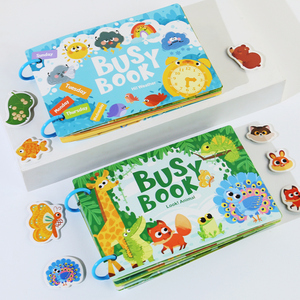Libro <span class=keywords><strong>de</strong></span> Actividades Personalizado para Bebés, Libro Sensorial <span class=keywords><strong>de</strong></span> Aprendizaje Temprano para Jardín <span class=keywords><strong>de</strong></span> Infancia, <span class=keywords><strong>0</strong></span>-<span class=keywords><strong>3</strong></span> <span class=keywords><strong>A</strong></span>ños - Product Image 4