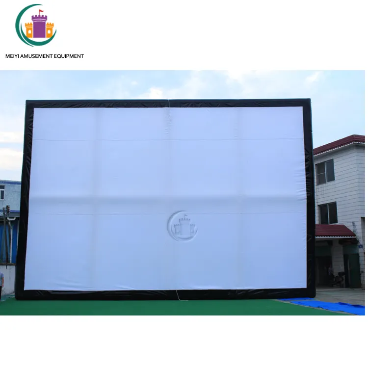 48ft Airtight Inflatable Movie Screen Giant Inflatable Screen For Outdoor PVC Movie Screen For Family