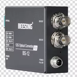 Kit de Video 12G-SDI con <span class=keywords><strong>Tally</strong></span> y Salida de Bucle, RS485 Inverso, Alimentación CC, Alimentación Tipo C, Extensor Convertidor de Fibra Óptica LC de 10KM - Product Image 3