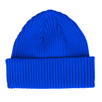 Gorro de Invierno para Niños, 100% Algodón Orgánico Certificado GOTS, Tejido de Punto Acanalado, con Puño y Logotipo Personalizado, para Niñas y Niños