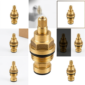 Componente de Repuesto Confiable de Latón para Grifería, Válvula Mezcladora Roscada de Precisión, Resistente y a Prueba de Fugas - Product Image 1