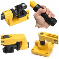 Outil de pliage manuel pour tuyaux HVAC, 7 matrices de pliage, 10-25 mm, 180 degrés, pour tuyaux en cuivre et aluminium, 3/8" 1" DE, pour la construction et le façonnage des extrémités