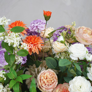 DKB Usine En Gros Artificielle allée de mariage fleurs fleurs sauvages Floral Allée Coureur Décoration De Mariage - Product Image 6