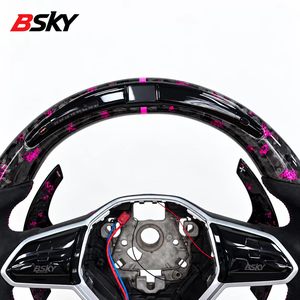 Volante de Cuero y Fibra de Carbono Forjado de Alta Calidad, Edición Limitada y Personalizada, Apto para Volkswagen Polo, Passat, Jetta, Golf - Product Image 2
