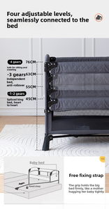 Lit Cododo Multifonctionnel Pliable et Portable pour Bébé avec Levage Unilatéral, Idéal pour Nouveau-né 0-3 Ans - En Stock, Offre Spéciale - Product Image 6