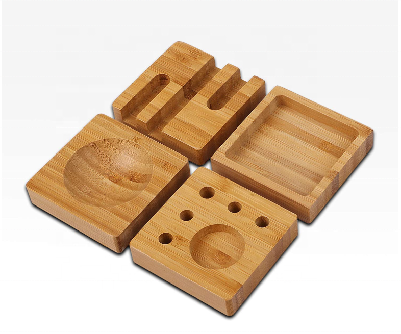 Настольный органайзер из бамбука