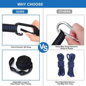 เปลญวณไนลอนสำหรับท่องเที่ยวกลางแจ้งเปลญวนสำหรับท่องเที่ยวท่องเที่ยวท่องเที่ยว - Product Image 6