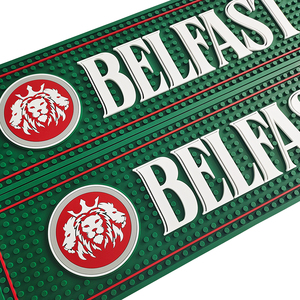 Custom Logo <b>Silicone</b> Bar <b>Mat</b> Rubber Bar Runner Spill <b>Mat</b> Drip Tray Beer <b>Mat</b> Pub Rail <b>Mat</b> Non Slip Service <b>Mat</b> Countertop Pad - Product Image 3