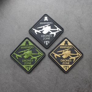 Patchs tactiques personnalisés en PVC souple 3D avec logo, thermocollants, gaufrés, pour la décoration de sacs à dos et de casquettes, avec dentelle - Product Image 3
