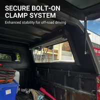 Cubierta de Camioneta de Aleación de Aluminio/Acero para Ford F-150 2015-2026 5.5FT 6.5FT, Impermeable, con Cerradura, Instalación sin Perforación