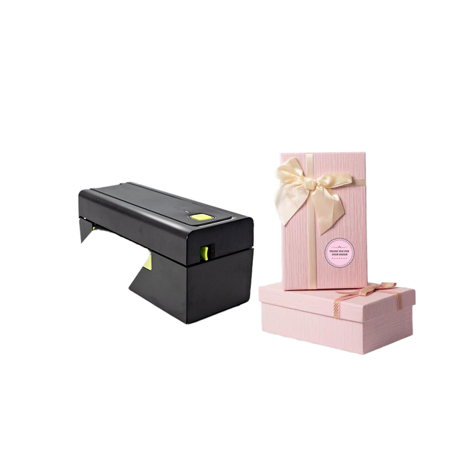 Desktop Direct Thermal Shipping Label Printer 40mm-108mm Width Barcode Sticker Printer for E-commerce Logistics Package Label
