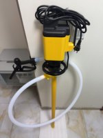 Pompe IBC portable verticale pour transfert de méthanol, air comprimé, produits chimiques, soude caustique et acide nitrique pour l'industrie chimique