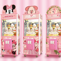 Machines de jeu de grue personnalisables, choix de couleurs, effets lumineux LED, designs thématiques pour les zones de divertissement familiales, 1 an d'assistance éducative