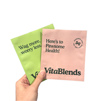 Sachet d'emballage personnalisé pour snacks avec fermeture à déchirure, thermoscellable, pour aliments soufflés, chips et bonbons
