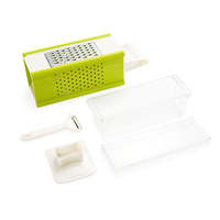 Hoge Kwaliteit 5 In 1 Multifunctionele Groentesnijder Handleiding Dicer Julienne Spiraal Chopper Voor Fruit Ui Aardappel