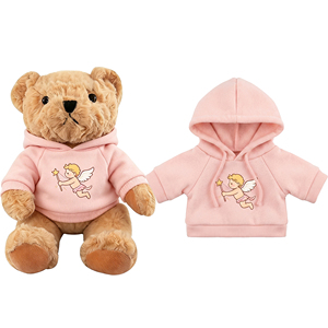 MSYO Orsacchiotto Personalizzato per San Valentino con Felpa Stampata Cupido, <span class=keywords><strong>Regalo</strong></span> Romantico Promozionale - Product Image 1