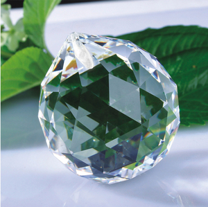 Nouvelle conception, accessoires d'éclairage en gros, <span class=keywords><strong>boule</strong></span> de lampe en verre vierge personnalisée, <span class=keywords><strong>boule</strong></span> de cristal à facettes K9 pour lustre - Product Image 2