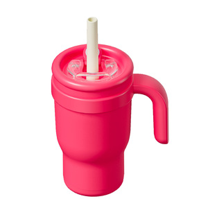 Stainless Steel Tumbler 14oz Vacuum Insulated With Straw And Handle For Kids And Students Back To School Use - Product Image 3