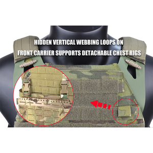 Профессиональный черный нейлоновый тактический жилет 500D с подкладкой для 2,0 - Product Image 4