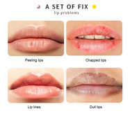 Vente en gros de logo personnalisé Huile pour les lèvres hydratante Vegan Sans cruauté Baume à lèvres transparent 30ml Tube à presser rose Sérum à l'huile repulpant pour les lèvres