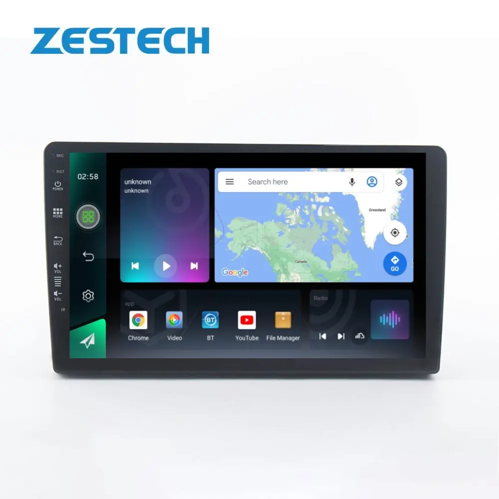 ZESTECH Radio Coche Car mp3 player LCD screen 1 din universal car audio BT aux 2USB RC app control car radio