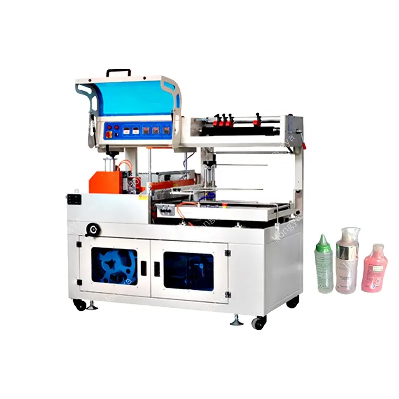 Automatic Water Bottle Heat Tunnel Shrink Wrap Machine Cosmetic Box Shrink Film Wrapping Machine