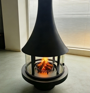 Chimenea suspendida para calefacción doméstica, estufa <span class=keywords><strong>de</strong></span> <span class=keywords><strong>leña</strong></span> colgante con chimenea - Product Image 5