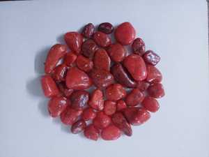 หินกรวดและก้อนกรวดสีแดงธรรมชาติที่สวยงามเคลือบมาร์ทเอเชียปลอดสารพิษสำหรับสวนและตกแต่งบ้านสำหรับจัดสวน - Product Image 5