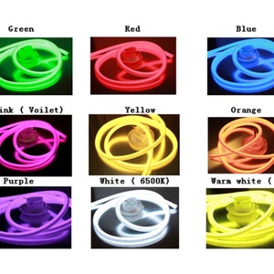 Factory Price 360 Degree <b>LED</b> <b>Rope</b> StripTube Waterproof IP65 Round <b>LED</b> Neon Flex Light 18mm Diameter - Product Image 2