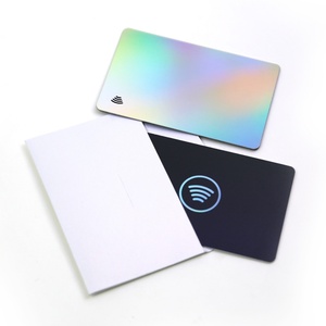 บัตรของขวัญ/บัตรธุรกิจ PVC RFID โฮโลแกรมแบบกำหนดเอง พร้อมสลักเลเซอร์ - Product Image 5