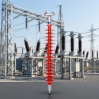 Isolator Lengan Silang Komposit Baja Tahan Karat & Karet Silikon 33kV