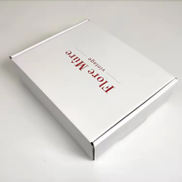 Boîte d'expédition en carton ondulé vide de taille personnalisée en relief pour l'emballage de perruque de parfum alimentaire
