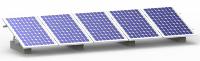Kit de montage triangulaire pour panneaux solaires photovoltaïques sur toit plat Angels, structure en aluminium, supports de toiture en métal pour béton, surface anodisée 25