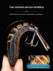Señuelo de Pesca Minnow Multiarticulado de 16g/10cm al por Mayor, Ojos 3D, Cebo Duro Segmentado, Señuelo de Hundimiento Multisección de ABS para Agua Salada y Lago - Product Image 4