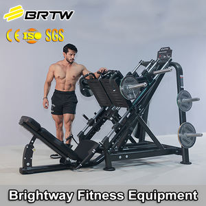 <span class=keywords><strong>Brightway</strong></span> Vente flash Presse à jambes à 45 degrés Machine de musculation de haute qualité à plaques de poids Équipement de salle de sport commercial Haute capacité de charge - Product Image 1