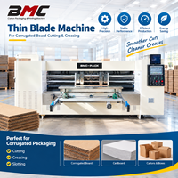 Machine automatique à lames fines pour le découpage et le rainurage du carton ondulé, équipement de découpe et de pliage du carton, machines de traitement du papier