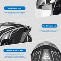 Personnalisé de Qualité Supérieure Unisexe Certifié Abs Vélo Moto Équitation Sécurité Adultes Protection de Tête Casque de Moto Intelligent