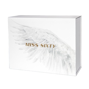 Caja de Regalo de Cartón Rígido Blanco con Tapa Magnética y Logotipo Personalizado - Product Image 1