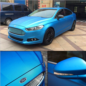 High Quality 1.52*18m Air Release Chrome Metallic Matt Tiffan-y <strong>Teal</strong> Car Body <strong>Vinyl</strong> <strong>Wrap</strong> - Product Image 6