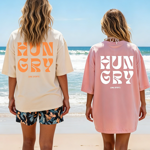 T-shirts pour femmes en coton 100% grande taille, style streetwear vintage, coupe oversize à épaules tombantes, avec logo imprimé personnalisé en gros. - Product Image 2